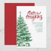 Joyful Minimalist Holiday  サンキューカード (正面/裏面)