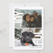 Joyful Modern PhotoPop Holiday Card シーズンカード (正面)