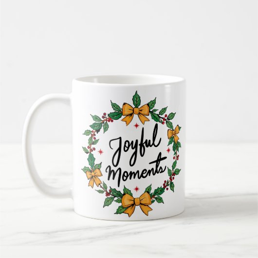 Joyful moments コーヒーマグカップ (左)