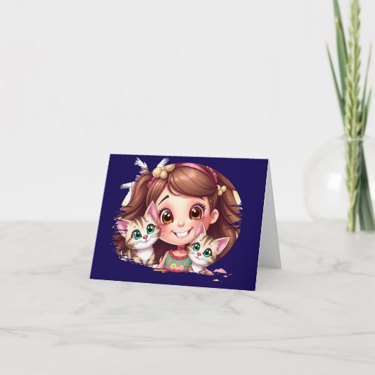 Joyful Moments with My Kitties カード (正面)