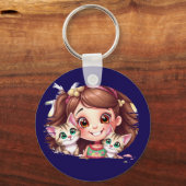 Joyful Moments with My Kitties キーホルダー (正面)