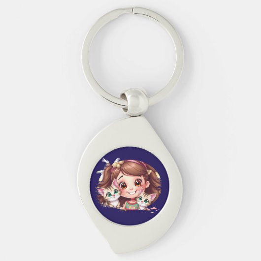 Joyful Moments with My Kitties キーホルダー (正面)