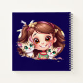 Joyful Moments with My Kitties ノートブック (裏面)