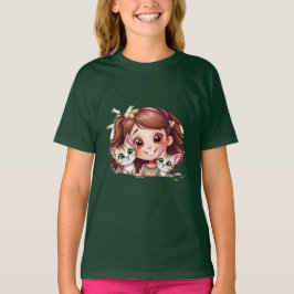 Joyful Moments with My Kitties Tシャツ