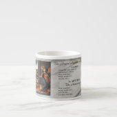 Joyful Mysteries of the Rosary #1: Annunciation エスプレッソカップ (正面)