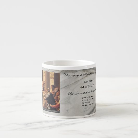 Joyful Mysteries of the Rosary #4: Presentation エスプレッソカップ (正面)