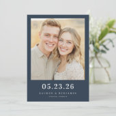 Joyful Navy Contemporary Photo セーブザデート (スタンド正面)