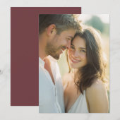 Joyful Neutral Candid Photo 招待状 (正面/裏面)