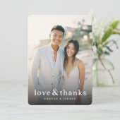 Joyful Neutral Elegant Photo サンキューカード (スタンド正面)