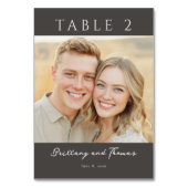 Joyful Neutral Minimalist Photo テーブルナンバー (裏面)