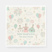 Joyful New Year’s Eve Party 2026  スタンダードランチョンナプキン (正面)