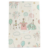 Joyful New Year’s Eve Party 2026  ミディアムペーパーバッグ (裏面)