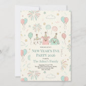 Joyful New Year’s Eve Party 2026 Invitation (正面)