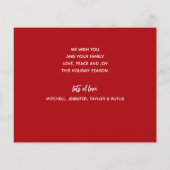 JOYFUL Red Budgetホリデーカード (裏面)