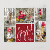 JOYFUL Red Budgetホリデーカード (正面)