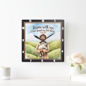 Joyful Reunion: Shepherd's Embrace スクエア壁時計 (ホーム)