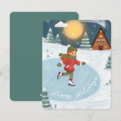 "Joyful skater" シーズンカード (正面/裏面)