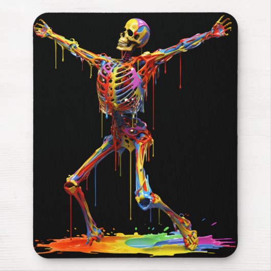 Joyful Skeleton: Dance of Colors マウスパッド (正面)