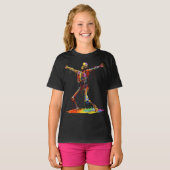 Joyful Skeleton: Dance of Colors Tシャツ (正面フル)