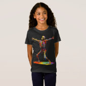 Joyful Skeleton: Dance of Colors Tシャツ (正面フル)