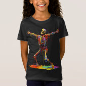 Joyful Skeleton: Dance of Colors Tシャツ (正面)