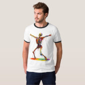 Joyful Skeleton: Dance of Colors Tシャツ (正面フル)