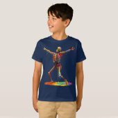 Joyful Skeleton: Dance of Colors Tシャツ (正面フル)