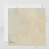 Joyful Snowman Square 5.25" サンキューカード (裏面)