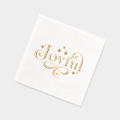 Joyful Sparkling Foil Napkin 箔ナプキン (左)