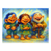 Joyful Storybook Friends Whimsical Children’s Wall フォトプリント (正面)