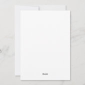 Joyful Tidings | 赤ちゃんの初めてのクリスマス 写真入りカード シーズンカード (裏面)