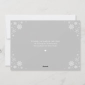 Joyful Tidings Newlyweds Holiday Photo Card シーズンカード (裏面)