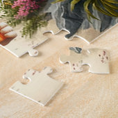 Joyful Tiger Cubバックパックとコーヒー ジグソーパズル (側面)