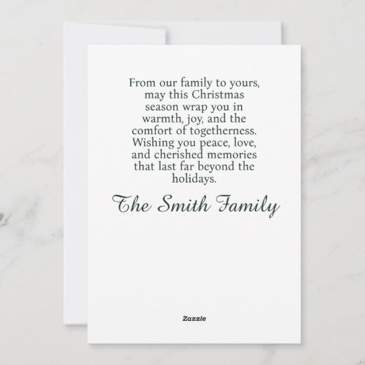 Joyful Togetherness シーズンカード (裏面)