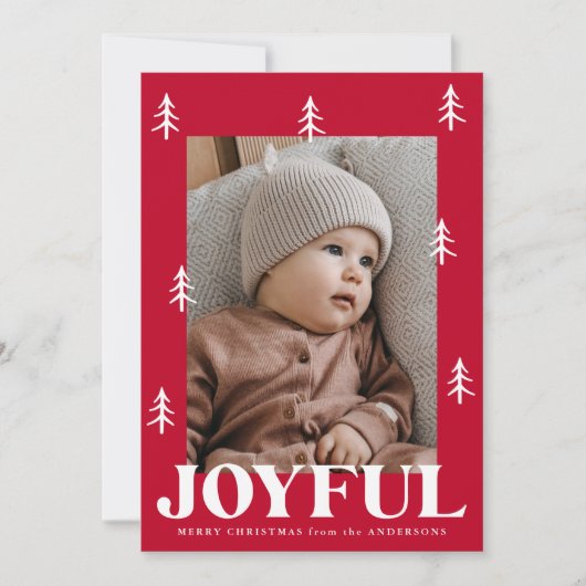 Joyful Trees赤2写真 シーズンカード (正面)