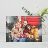 Joyful Twinkle Lights and Stars Neutral Photo シーズンカード (スタンド正面)