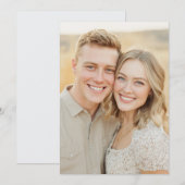 Joyful Warm Natural Photo 招待状 (正面/裏面)