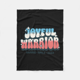 Joyful Warrior For Kamala Harris Tim Walz 2024 Har フリースブランケット