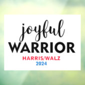 JOYFUL WARRIOR KAMALA HARRIS TIM WALZ 2024 ウィンドウサイン (シート3)