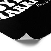 Joyful Warrior Kamala Harris Tim Walz 2024 Groovy ポスター (角)