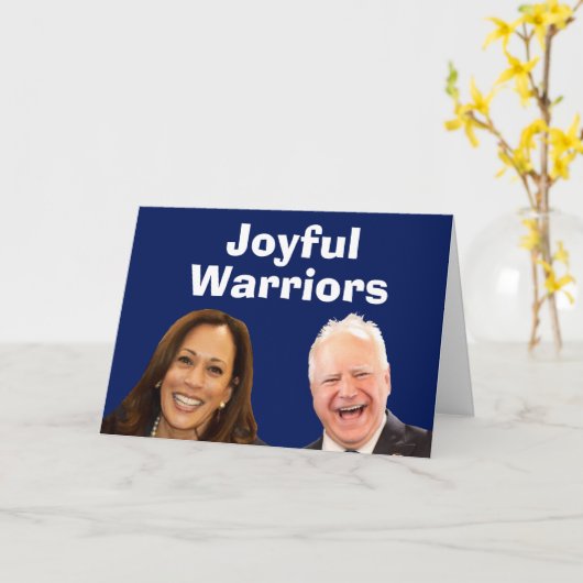Joyful Warriors HarrisとWalz カード (黄色い花)