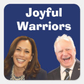 Joyful Warriors HarrisとWalz スクエアシール (正面)