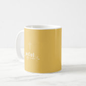Joyful We Adore You | クリスマスの賛美歌 ホリデー コーヒーマグカップ (正面左)