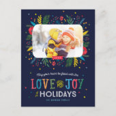 Joyful Whimsy Holidayフォトポストカード シーズンポストカード (正面)