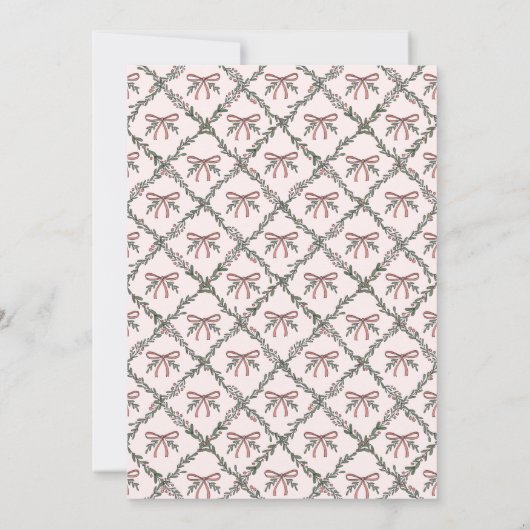 Joyful Winter Modern Script Christmas Photo シーズンカード (裏面)