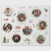 Joyful Winter Moments | Family Photos Christmas 冬の ラッピングペーパー (フラット)