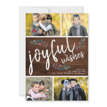 Joyful Wishダークウッドクリスマス4フォトコラージュ