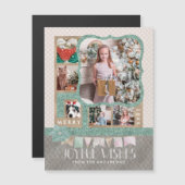 Joyful Wishesクリスマス6カスタムフォトコラージュ (正面/裏面)