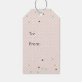 Joyful Wishesクリスマス6カスタムフォトコラージュ ギフトタグ (裏面)