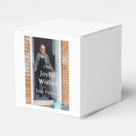 Joyful wishes add name photo man holidays year sim フェイバーボックス